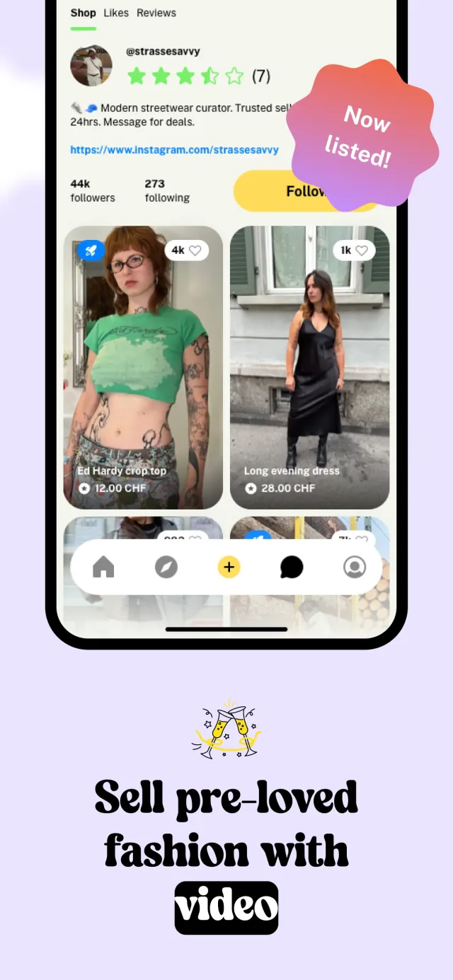 Circlin seller profile screen